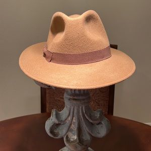 NWT J.CREW Wool Fedora Hat w/ribbon